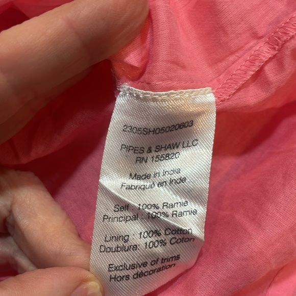 NWT Veronica Beard Keely Dress in Dark Peony Pink 4 🥰 Cotton Mini - Picture 9 of 9